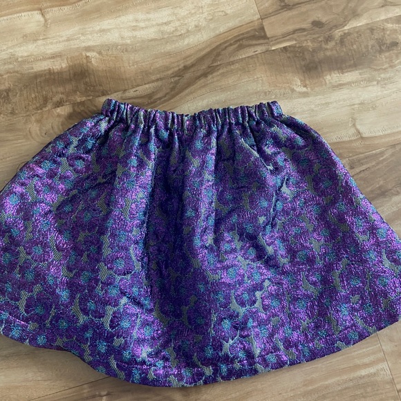 Girls Purple Skirt European Repose AMS size 6 Cheetah Print - Picture 2 of 5